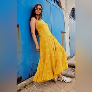 Free People Size Small Marigold Maxi Dress